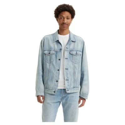 Afbeelding van Levi&#039;s Relaxed FIT Trucker Spijkerjas, Heren, Maat: Medium, A bright light