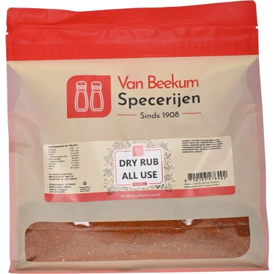 Afbeelding van Van Beekum Specerijen Dry Rub All Use 1 kilo (hersluitbare stazak)