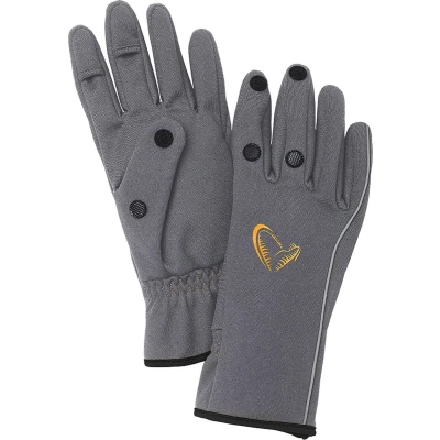 Afbeelding van Savage Gear Softshell Glove Grey Maat : Xlarge