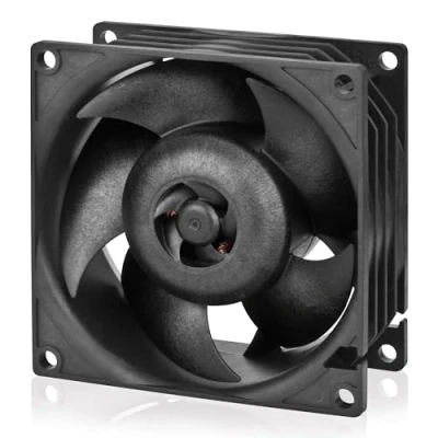 Afbeelding van ARCTIC S8038 7K Serverventilator, 80x80x38 mm, 500 7000 rpm, PWM geregeld, 4 pens connector, 12 V DC Zwart