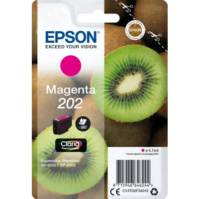 Afbeelding van Epson 202 (C13T02F34010) Inktcartridge Magenta
