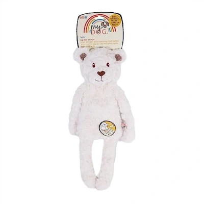 Afbeelding van MyDog Luxe pluche beer speelgoed voor honden, stuff free comfort speelgoed, kalmerende hond 38cm