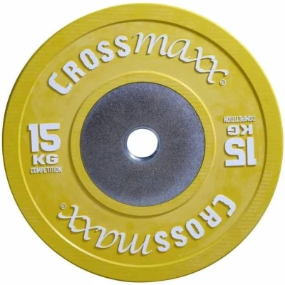 Afbeelding van Lifemaxx Crossmaxx Competition Bumper Plate Halterschijf 50 mm 15 kg