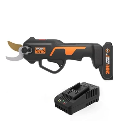 Afbeelding van Worx NITRO WG330E accu takkenschaar 20 V moeiteloos snijden dankzij elektrische aandrijving, borstelloze motor, incl. 2 Ah en oplader