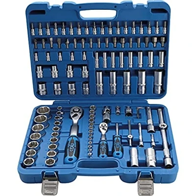 Afbeelding van BGS Dopsleutelset golfprofiel 1/4&quot; en 1/2&quot; 108 delig