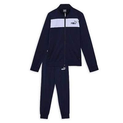Afbeelding van Puma trainingspak donkerblauw/wit