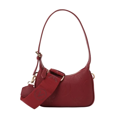 Afbeelding van VALENTINO schoudertas Samba Re Hobo Bag Rosso Scuro wijnrood