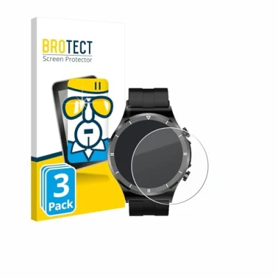 Afbeelding van BROTECT Gehard glazen schermbeschermer, Smartwatch beschermfolie, Transparant