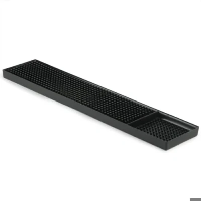 Afbeelding van bar@drinkstuff rubberen staafmat 38,1 cm, barrailloper voor glazen