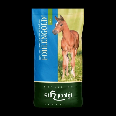 Afbeelding van St. Hippolyt Fohlengold Muesli 20 kg