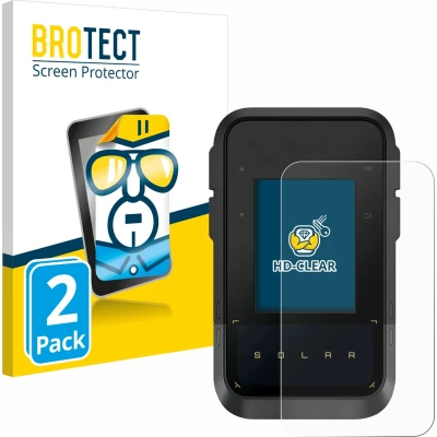 Afbeelding van BROTECT (2 Stuks) Schermbeschermer voor Garmin eTrex Solar Screen Protector Transparant