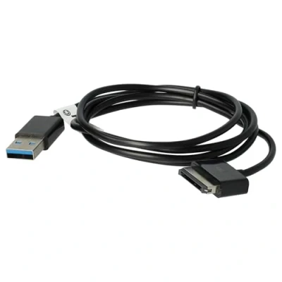Afbeelding van vhbw USB kabel, datakabel, compatibel met Asus EEE Pad Transformer TF101, TF300, TF201, TF700, TF700T, Slider SL101, Prime TF101G, TF300T, TF300TG