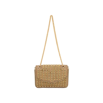Afbeelding van faina FLAP Schoudertas, Dames, Maat: One Size, Gold