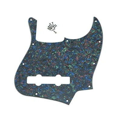 Afbeelding van KAISH 5 String J Bass Style Pick Guard Pickguard Krasplaat voor USA/Mexicaanse Abalone Pearl