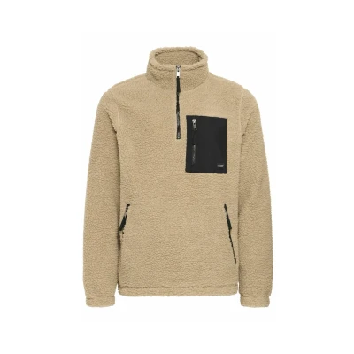 Afbeelding van Blend Mtotto Fleece trui, Heren, Maat: Small, Dune