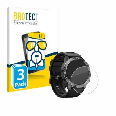 Afbeelding van BROTECT Beschermende glazen screenprotector helder, Smartwatch beschermfolie, Transparant