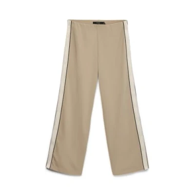Afbeelding van Vero Moda Berlin Mid Waist Wide Panel Broek Dames