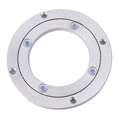 Afbeelding van Lazy Susan Bearing Table Swivel Plate, Aluminium Draaitafel Lagers Ronde Roterende voor Eettafel. (4&quot;)
