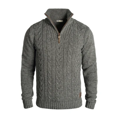 Afbeelding van Solid Sdpankraz Trui, Heren, Maat: Large, Dark grey