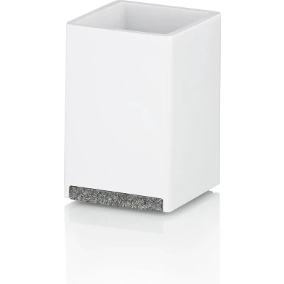 Afbeelding van Badkamerbeker Kela Cube Wit
