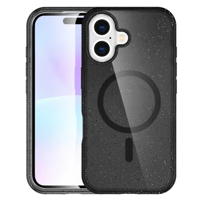 Afbeelding van Apple iPhone 17 MagSafe Hoesje Kunststof imoshion Hardcase/Backcover Zwart Telefoonhoesje