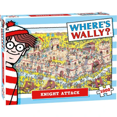 Afbeelding van Puzzel Where&#039;s Wally Knight Attack 1000 stukjes