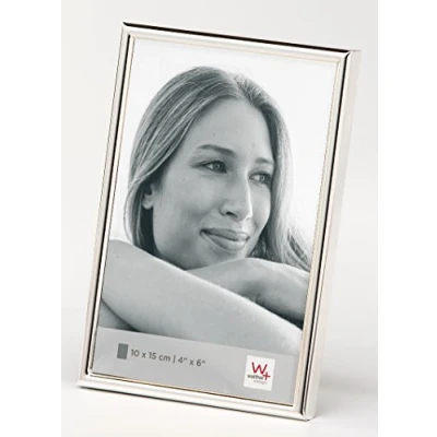 Afbeelding van Walther Design Chloe WD015SD Fotolijst, 10 x 15 cm, portretlijst, 2 stuks, zilver