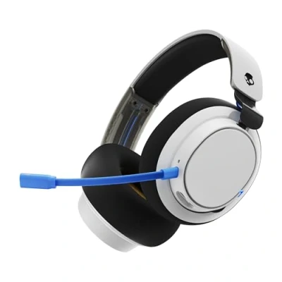 Afbeelding van Skullcandy SLYR Pro Wireless multi platform over ear gaming headset met ultralage latency via USB A zender. Compatibel PlayStation of Xbox, PC, Nintendo Switch Black/Blue