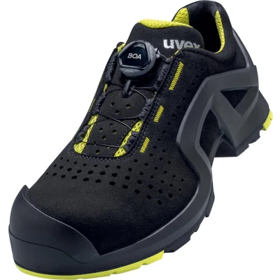 Afbeelding van uvex 6568 6568243 Lage veiligheidsschoenen S1P Schoenmaat (EU): 43 Zwart/geel 1 paar