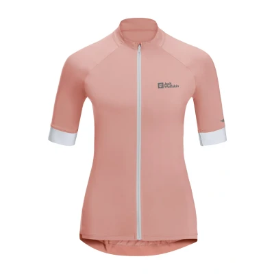 Afbeelding van Jack Wolfskin Gravex Wielershirt, Dames, Maat: Large, Rose dawn
