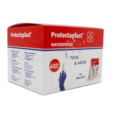 Afbeelding van Protectaplast Tear &amp; Wear Waterproof Easy Pull, ft 25 x 72 mm, 5 40 stuks pleister