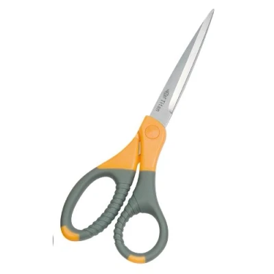 Afbeelding van WEDO schaar TITAN plus, puntig, lengte: 215 mm, grijs/geel