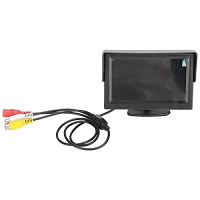 Afbeelding van LCD scherm achteruitrijcamera monitor, waterdichte auto monitor 16:9 verstelbaar voor SUV;