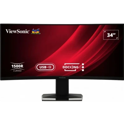 Afbeelding van Viewsonic VG3419C LED monitor Energielabel G (A G) 86.4 cm (34 inch) 3440 x 1440 Pixel 16:9 3.5 ms HDMI, DisplayPort, Audio, stereo (3.5 mm jackplug), RJ45,
