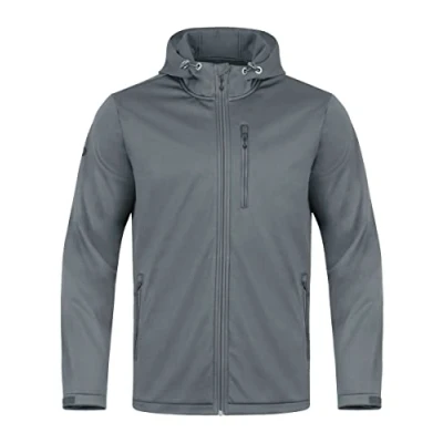 Afbeelding van JAKO Premium Softshell Jack, Uniseks Volwassene, Steengrijs, 3XL