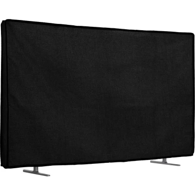 Afbeelding van kwmobile linnen beschermhoes voor smart tv geschikt 85&quot; hoes Opvouwbare Televisie cover in zwart