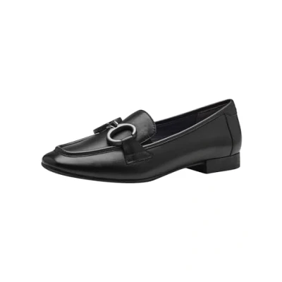 Afbeelding van Tamaris Instappers, Dames, Maat: 37, Black nappa Leer