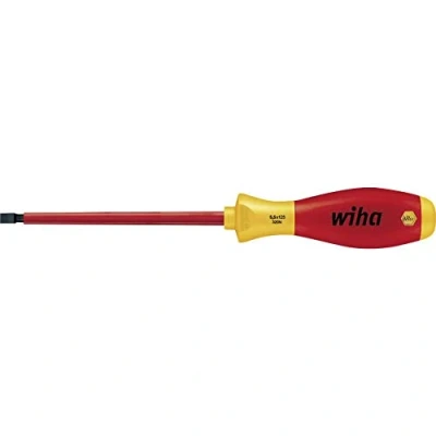 Afbeelding van Platte schroevendraaier 6,0mm (VDE) Wiha