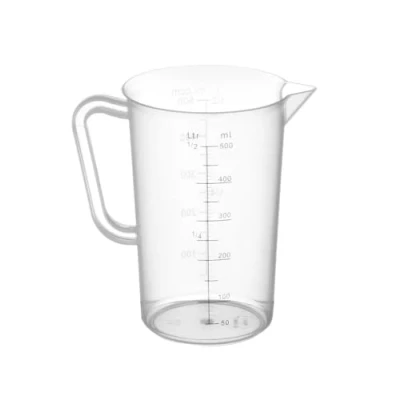 Afbeelding van Hendi Maatbeker 0,5 Liter Kunststof Maatkan Ø9x(H)14cm