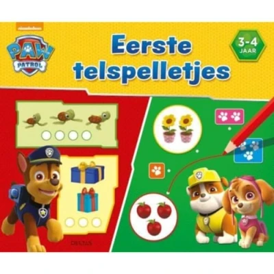 Afbeelding van Deltas Paw Patrol eerste telspelletjes ( 3 4 j. )