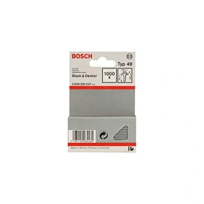 Afbeelding van Bosch Accessories 2609200247 Nagels voor tacker Type 49 Afmeting, lengte 25 mm 1000 stuk(s)