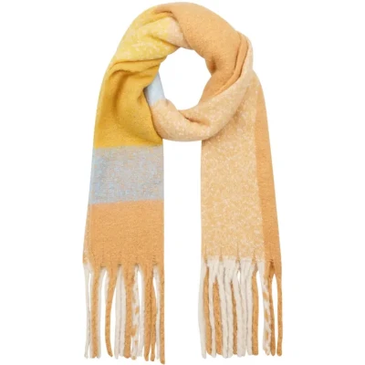 Afbeelding van Sjaal Winter Time Blauw Geel