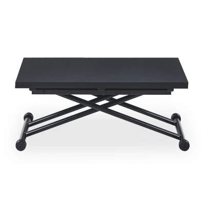 Afbeelding van Carrera opklapbare salontafel mat zwart Menzzo