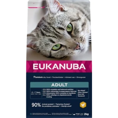 Afbeelding van 4x Eukanuba Kat Adult Top Condition 1+ Kip Lever 2 kg