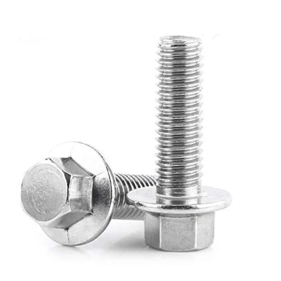 Afbeelding van 10st M8 304 RVS Hex Flens Schroeven Bouten Bevestigingsmiddelen(M8*25)