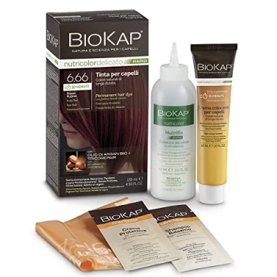 Afbeelding van BIOKAP 10 min. haarkleur 6.66 robijnrood, 135 ml