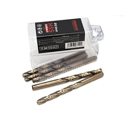 Afbeelding van Ferrcan Metalen boor HSS DIN338 M35 kobalt 7 13 mm (pak van 5 stuks) (8 mm)