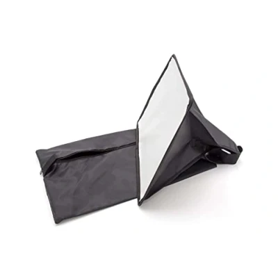 Afbeelding van vhbw Softbox flitsdiffuser, compatibel met Canon Speeddlite 600EX, 550EX, 580EX I+II, 430EX 540EZ flits, camera, kunststof, zwart