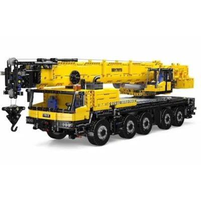 Afbeelding van Mouldking 17073 Liebherr kraan 3218 onderdelen Bestuurbaar Bouwpakket Bouwset