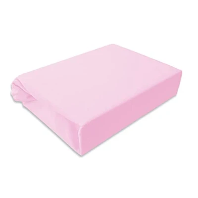 Afbeelding van Hoeslaken kinderbed Jersey 60x120 70x140 80x160 topkwaliteit hoog gewicht 180 g/m2 (70x140, roze)